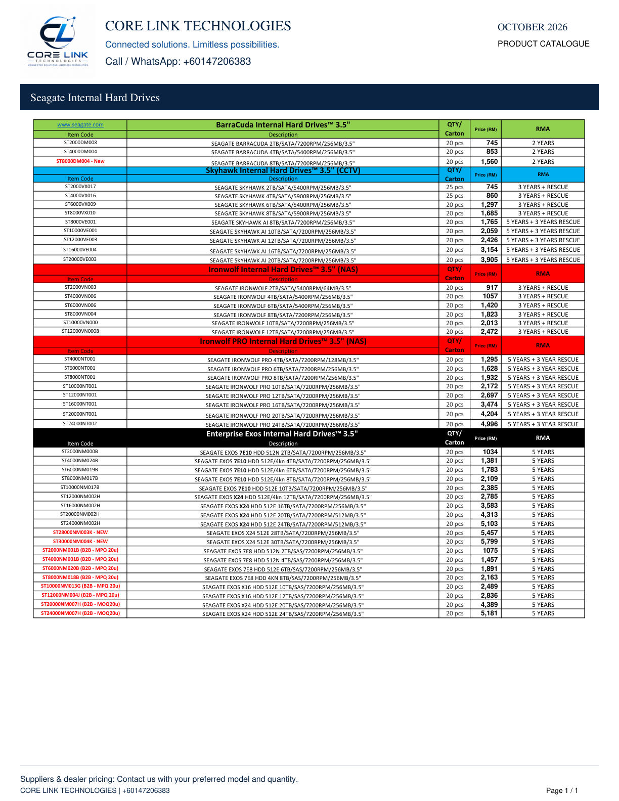 Seagate internal drives · Page 1